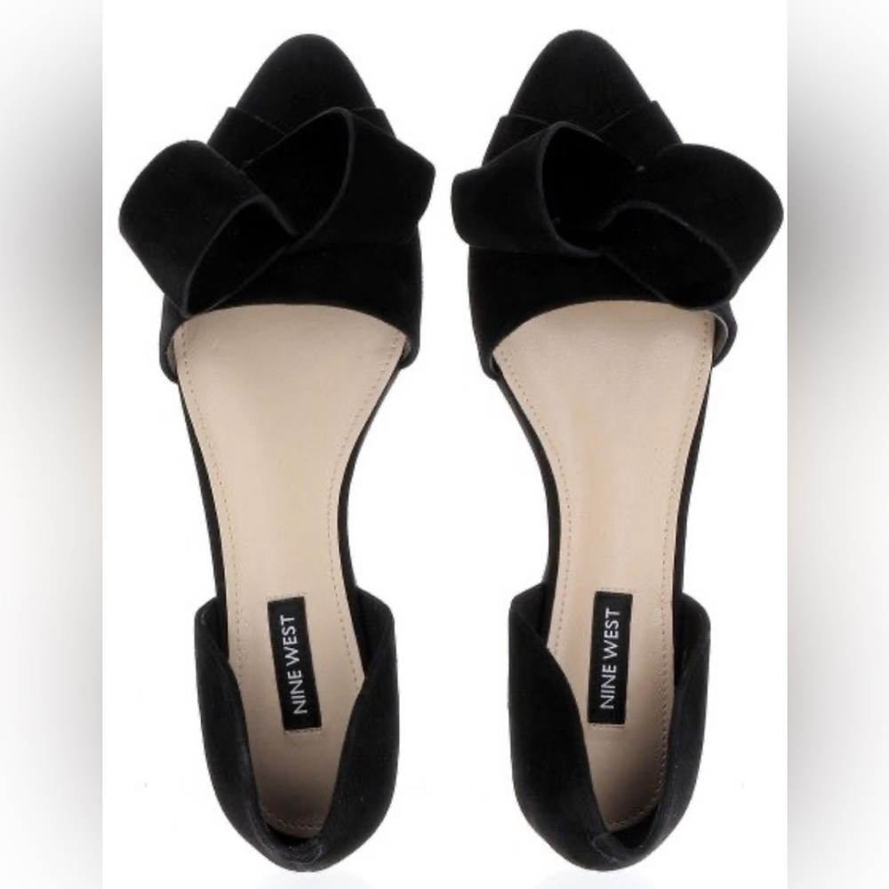Nine West shoreside d’Orsay bow flats